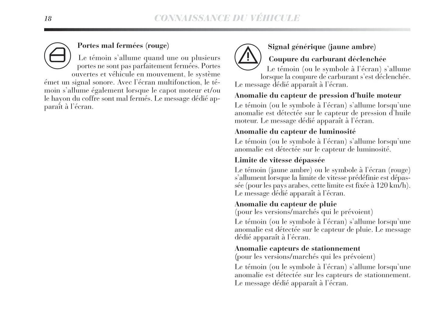 2011-2015 Lancia Delta Manuel du propriétaire | Français