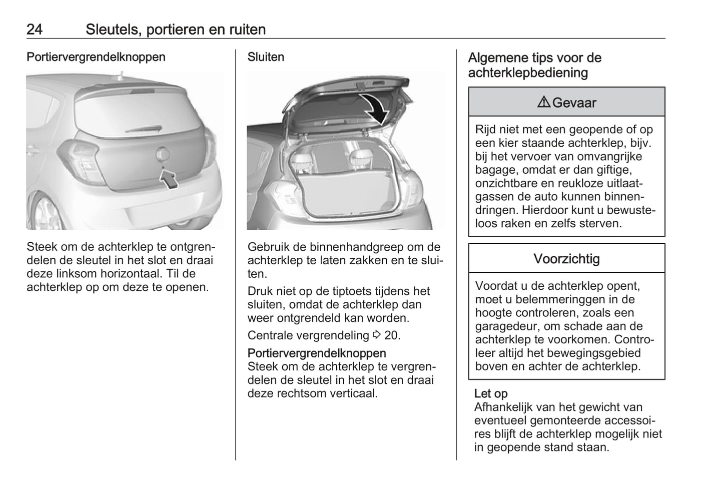 2018-2019 Opel Karl Manuel du propriétaire | Néerlandais