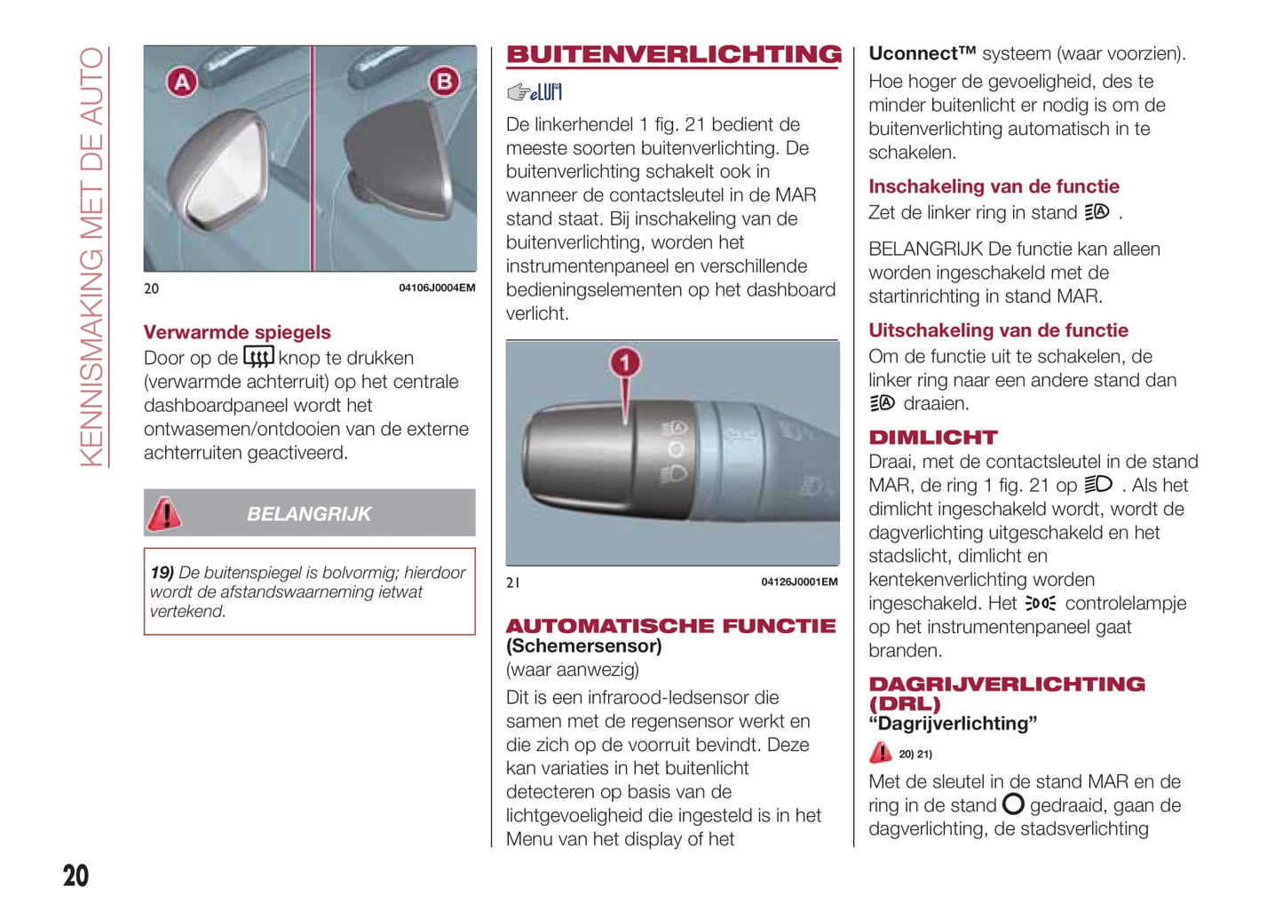 2016-2017 Fiat Tipo 4 Doors Owner's Manual | Dutch