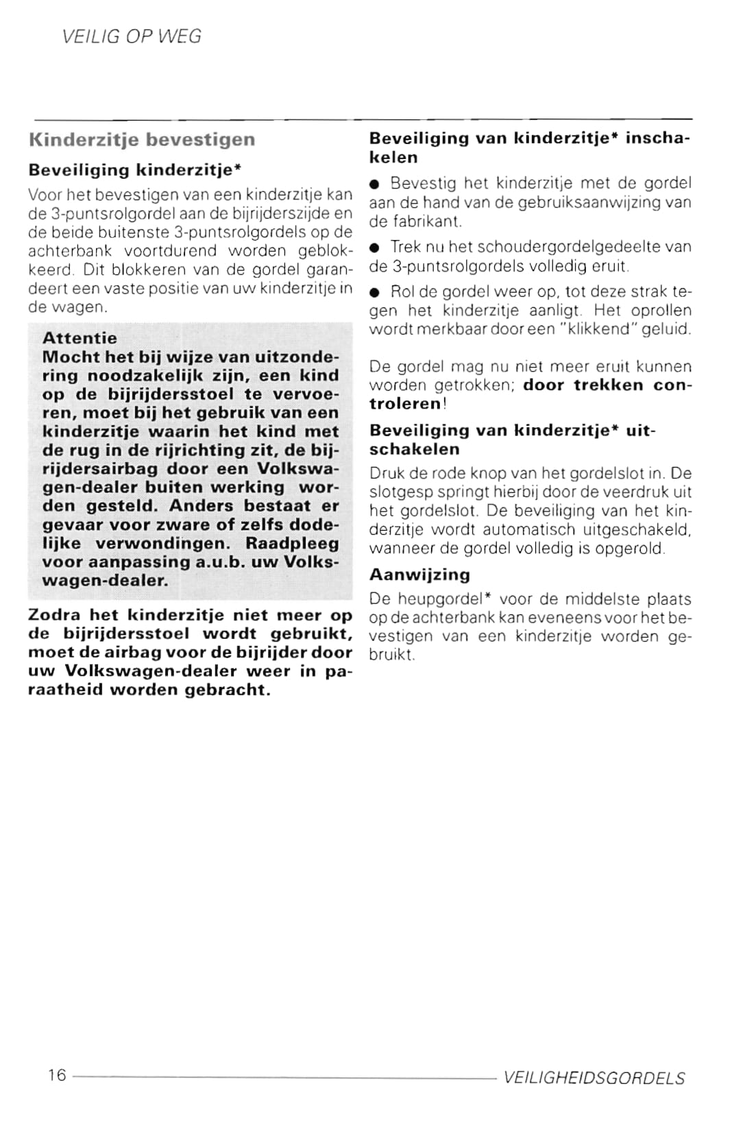 1997-2003 Volkswagen Golf Manuel du propriétaire | Néerlandais