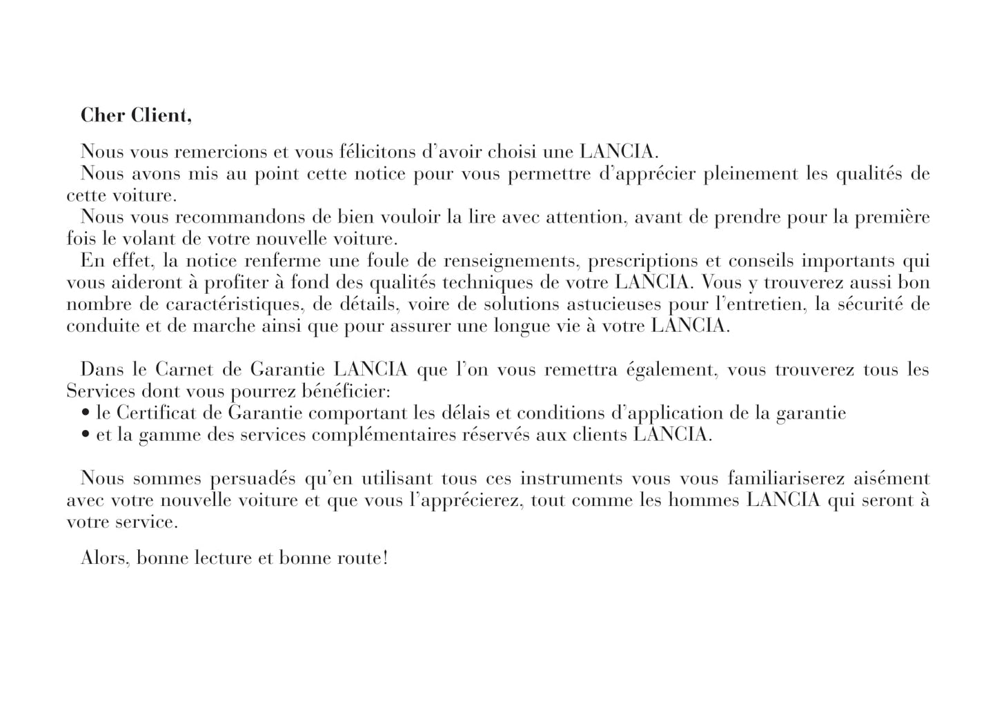 2001-2005 Lancia Lybra Manuel du propriétaire | Français