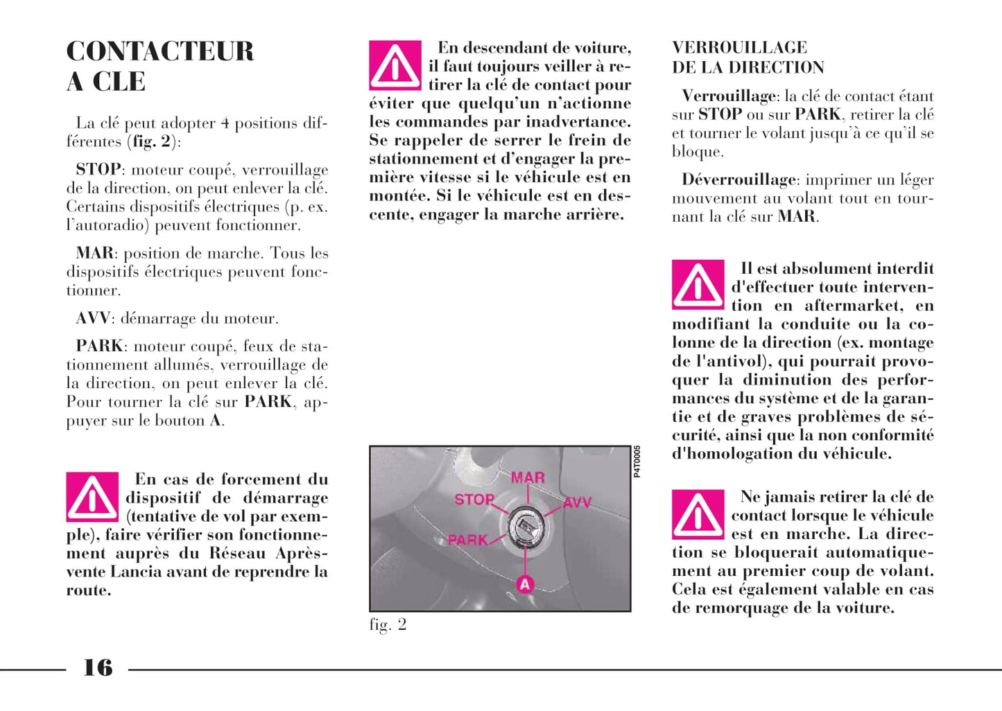 2001-2005 Lancia Lybra Manuel du propriétaire | Français