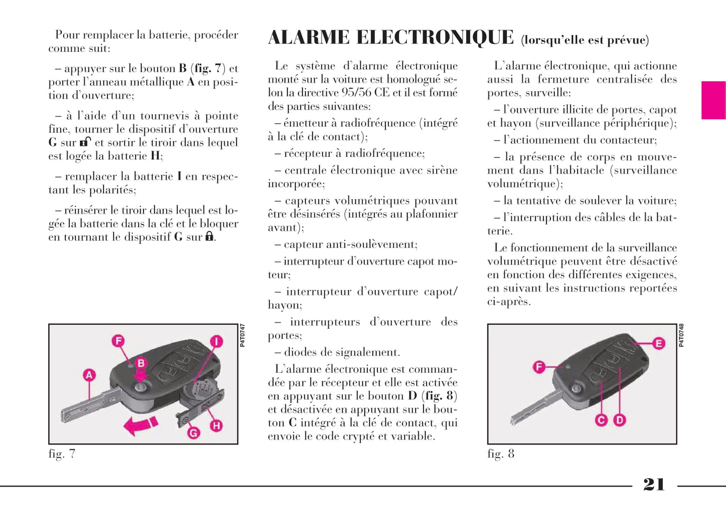 2001-2005 Lancia Lybra Manuel du propriétaire | Français