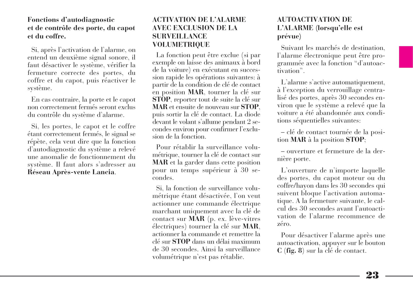 2001-2005 Lancia Lybra Manuel du propriétaire | Français