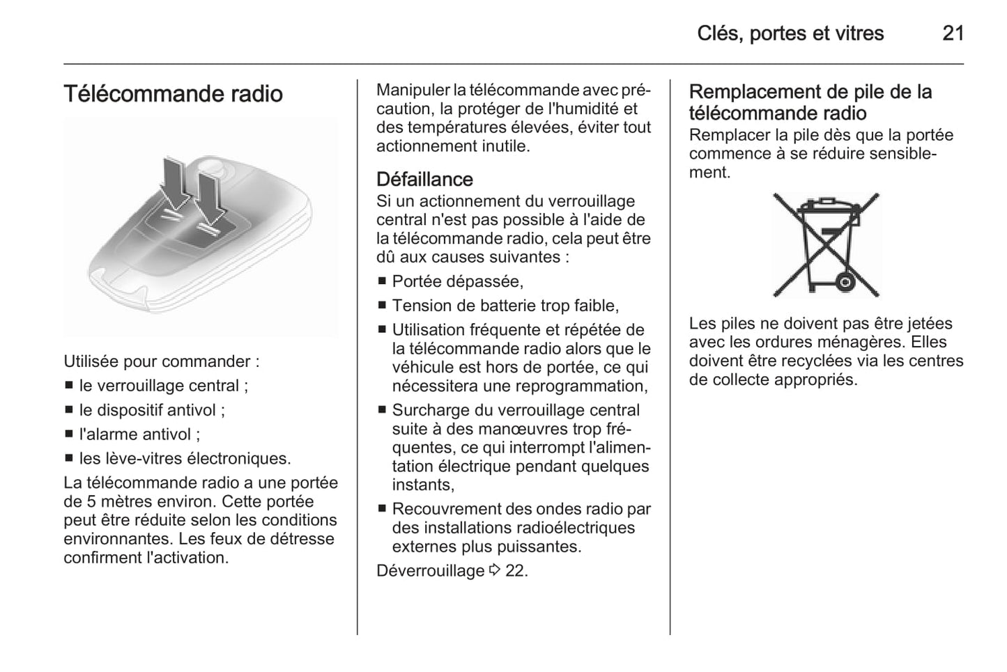 2013-2014 Opel Corsa Owner's Manual | French