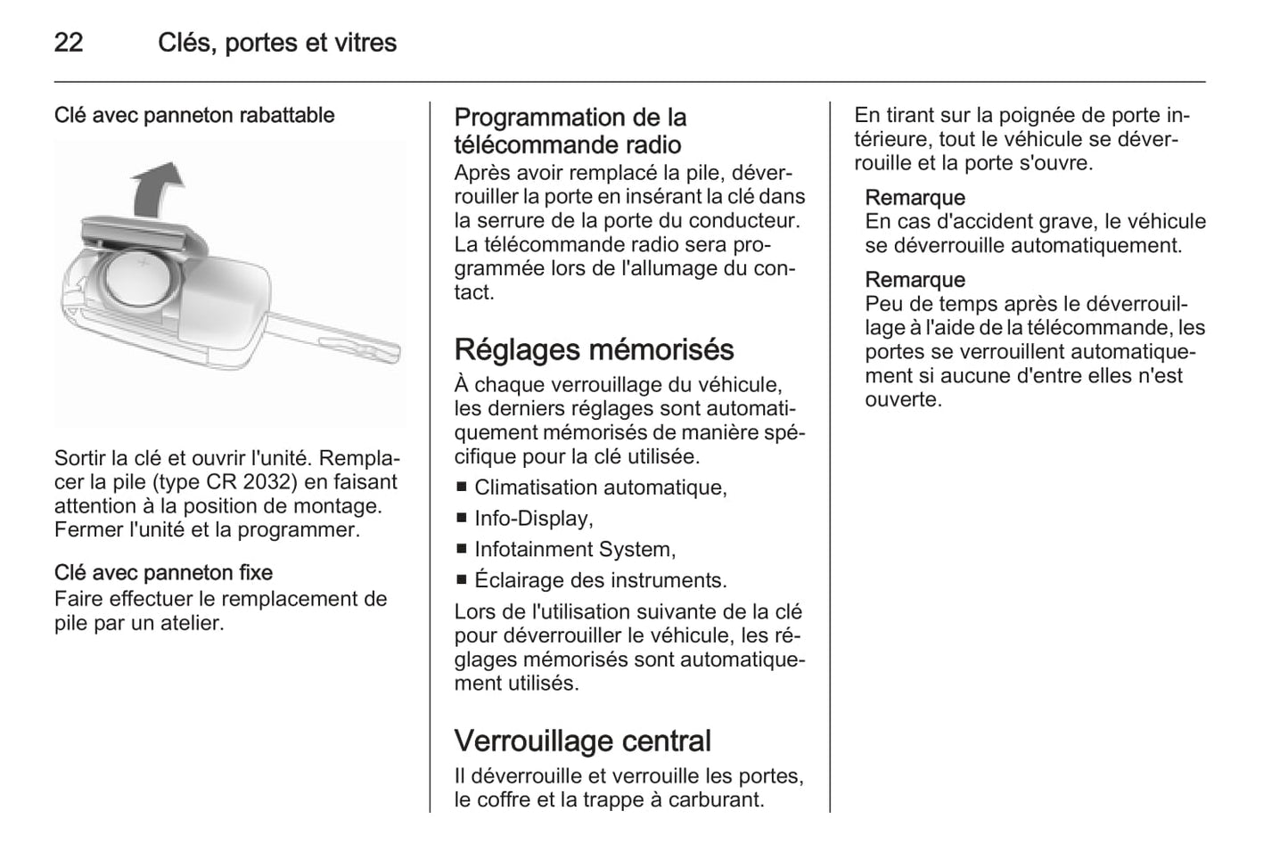 2013-2014 Opel Corsa Owner's Manual | French
