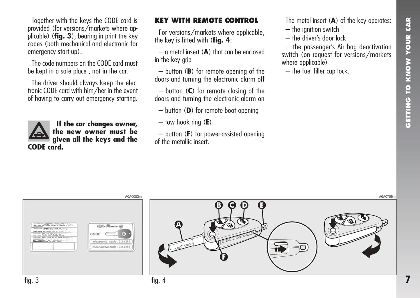 2007-2010 Alfa Romeo 147 Owner's Manual | English
