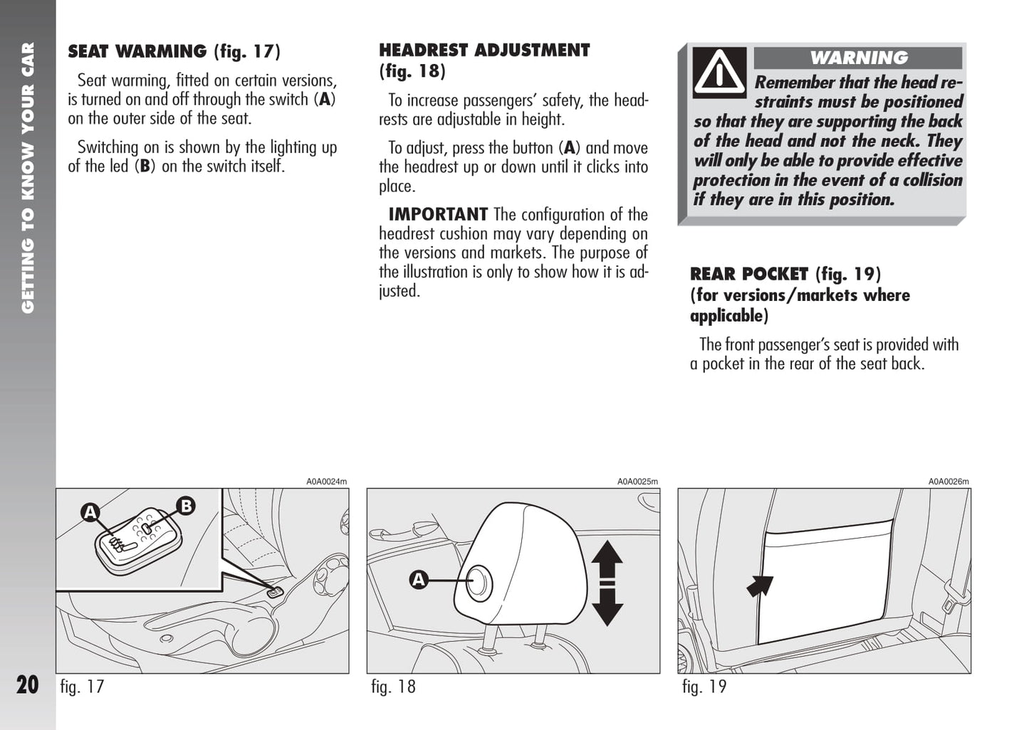 2007-2010 Alfa Romeo 147 Owner's Manual | English