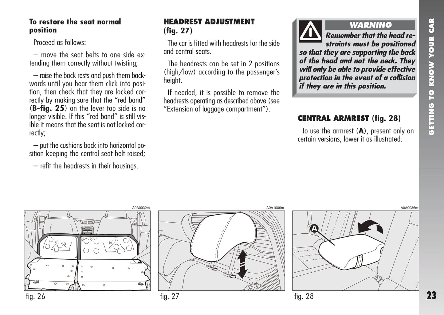 2007-2010 Alfa Romeo 147 Owner's Manual | English