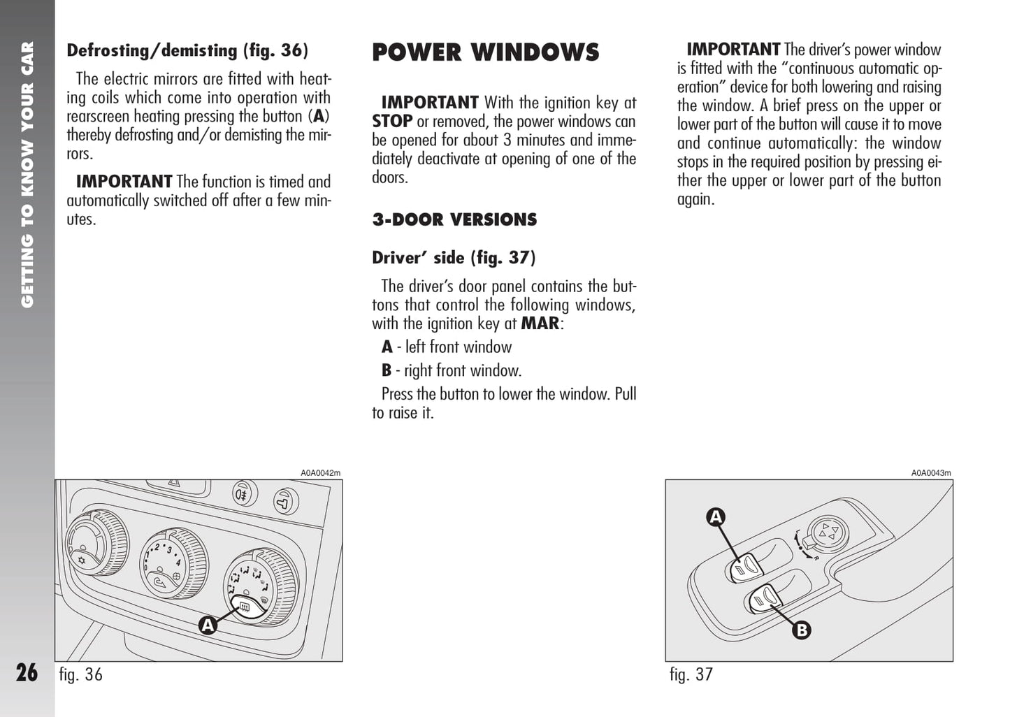 2007-2010 Alfa Romeo 147 Owner's Manual | English