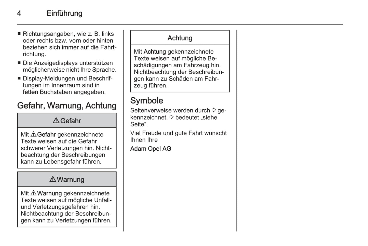 2014 Opel Astra Owner's Manual | German