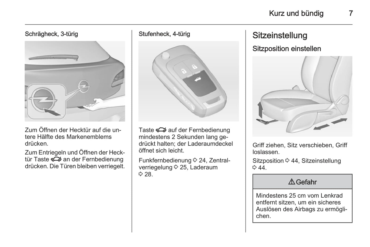 2014 Opel Astra Owner's Manual | German