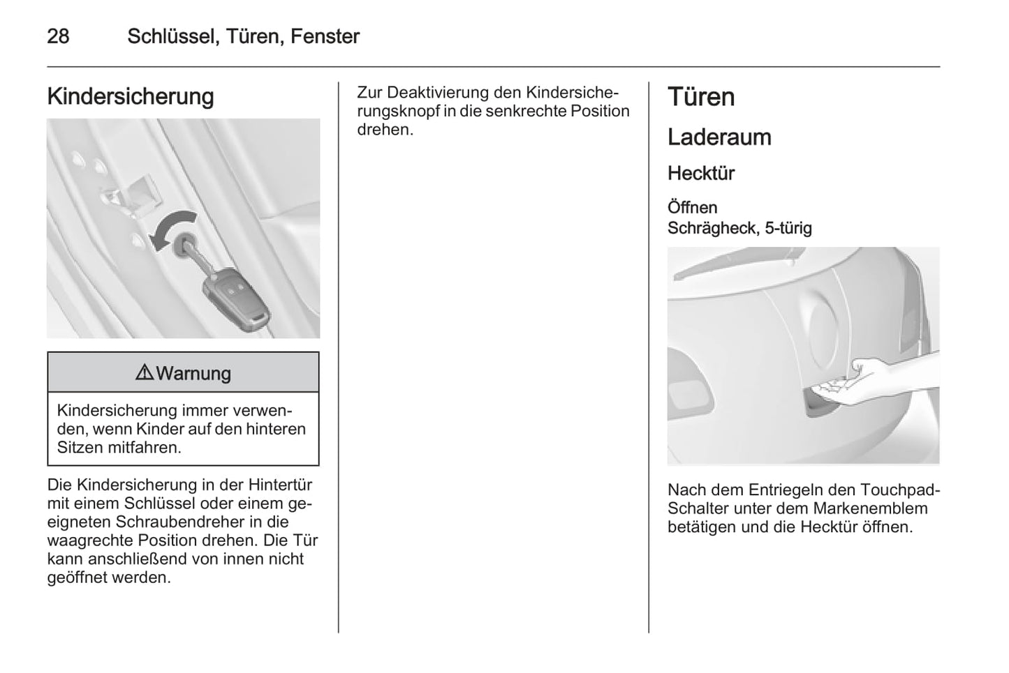 2014 Opel Astra Owner's Manual | German