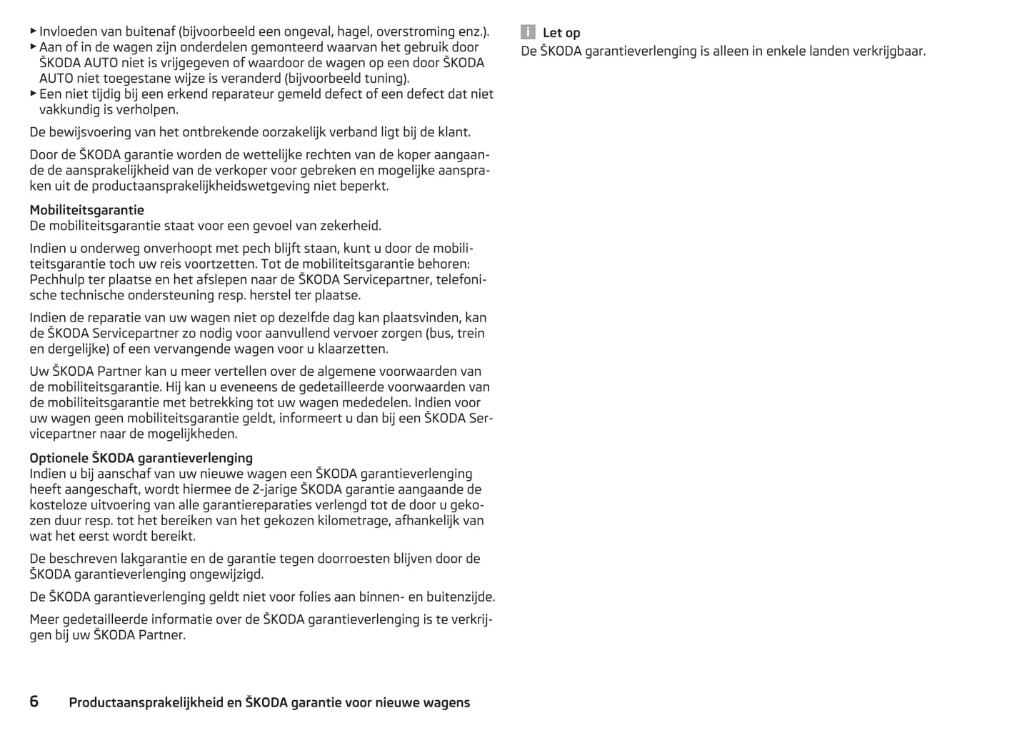 2017-2021 Skoda Kodiaq Manuel du propriétaire | Néerlandais