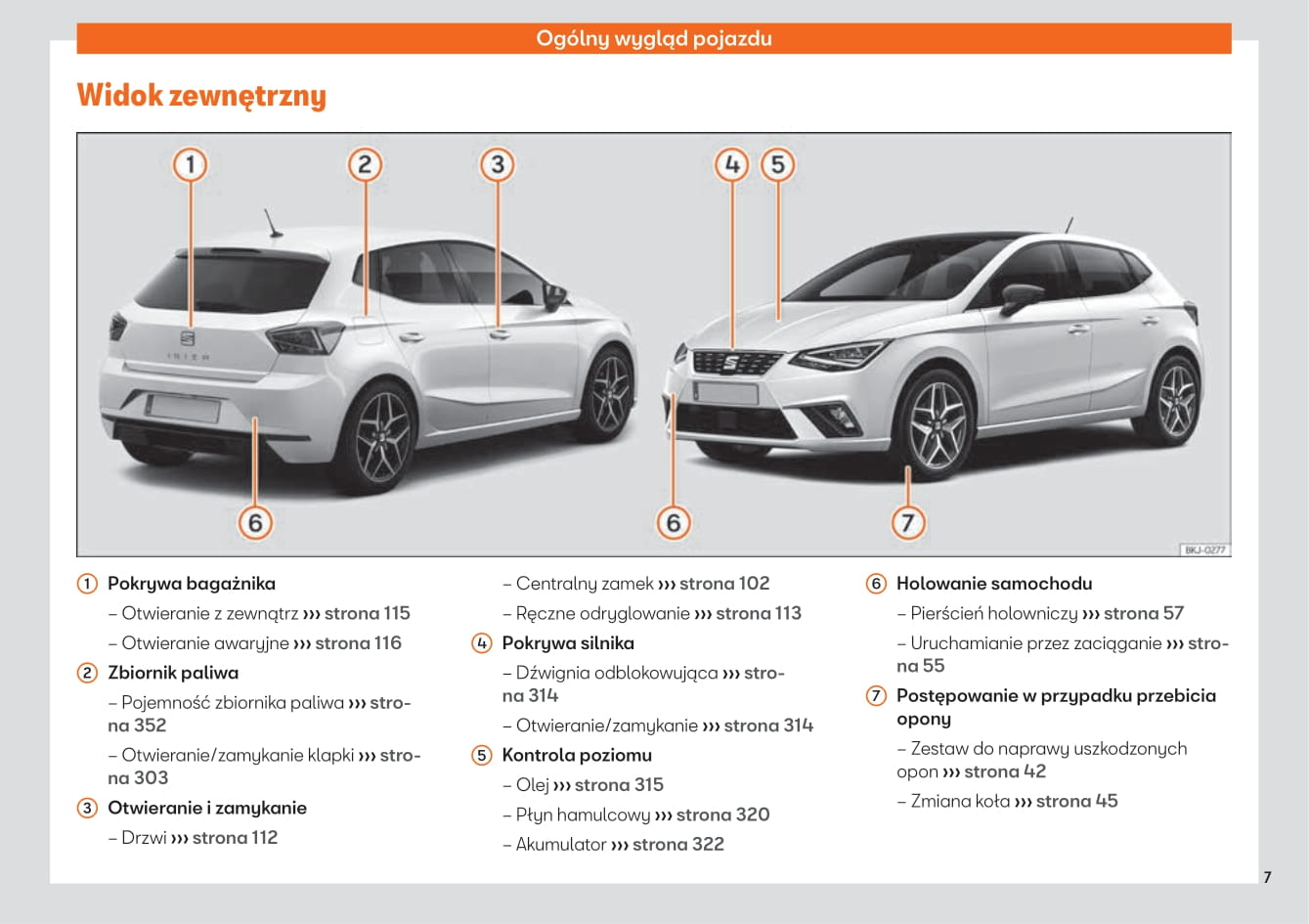 2017-2021 Seat Ibiza Manuel du propriétaire | Polonais