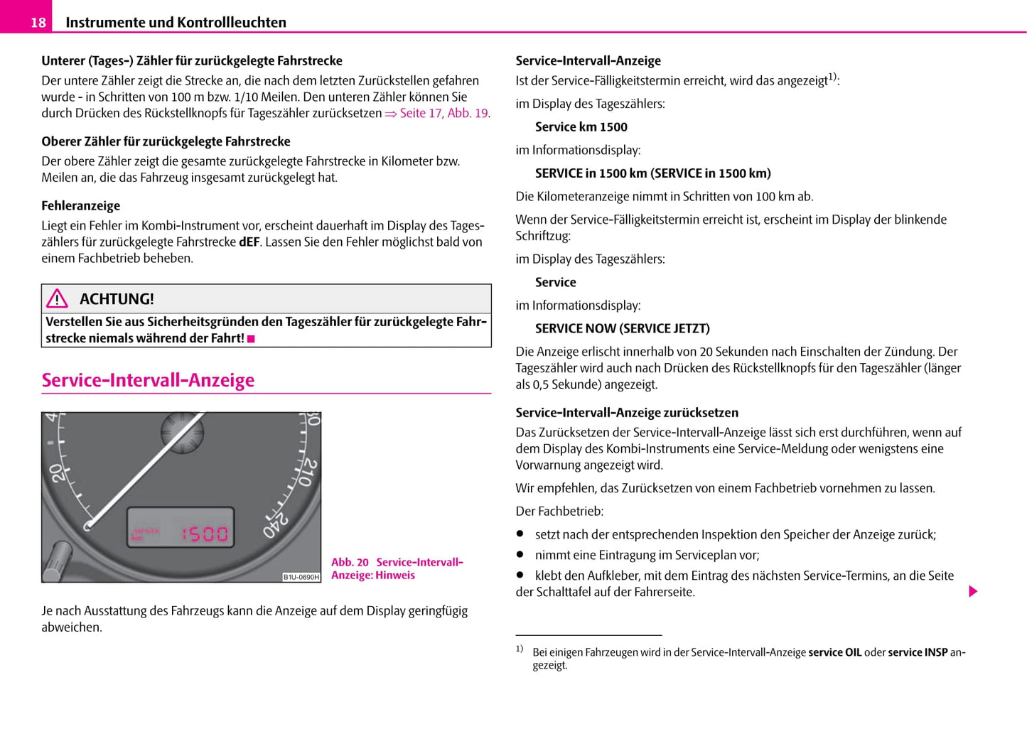 1997-2004 Skoda Octavia Manuel du propriétaire | Allemand
