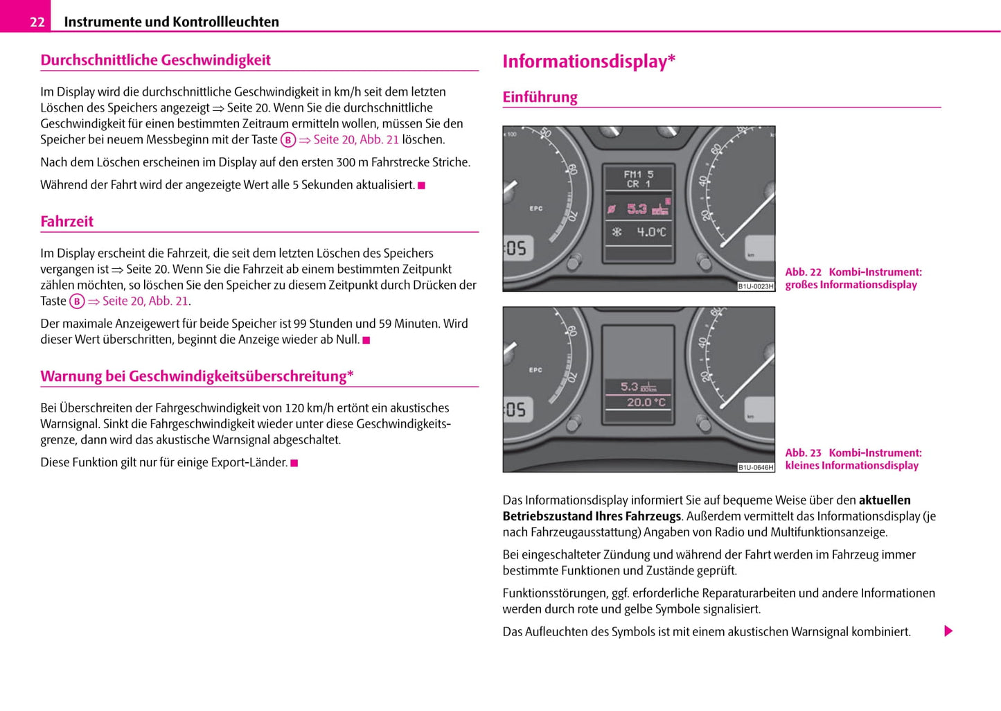 1997-2004 Skoda Octavia Manuel du propriétaire | Allemand