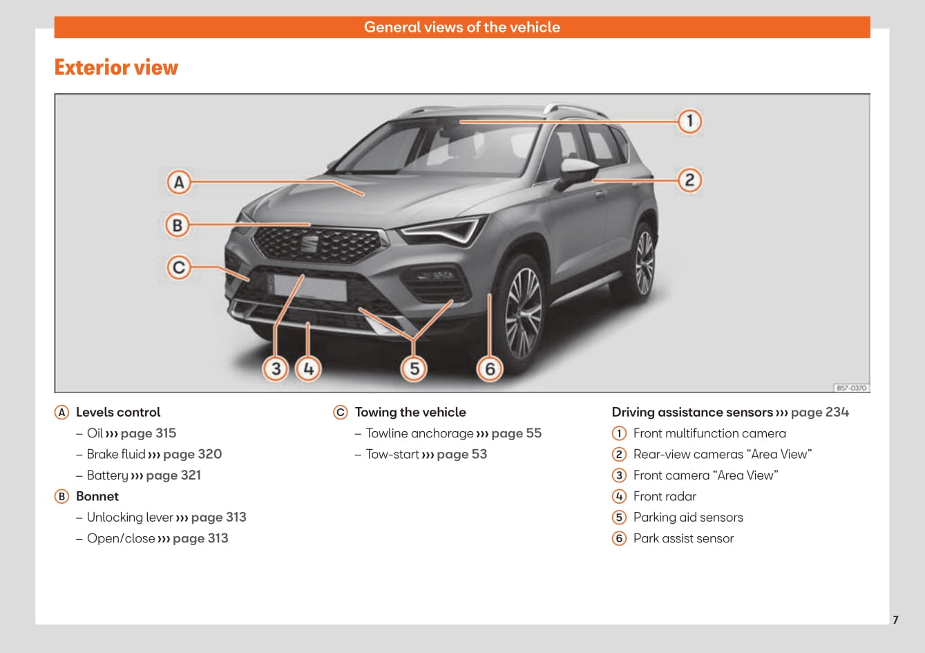 2020-2023 Seat Ateca Manuel du propriétaire | Anglais