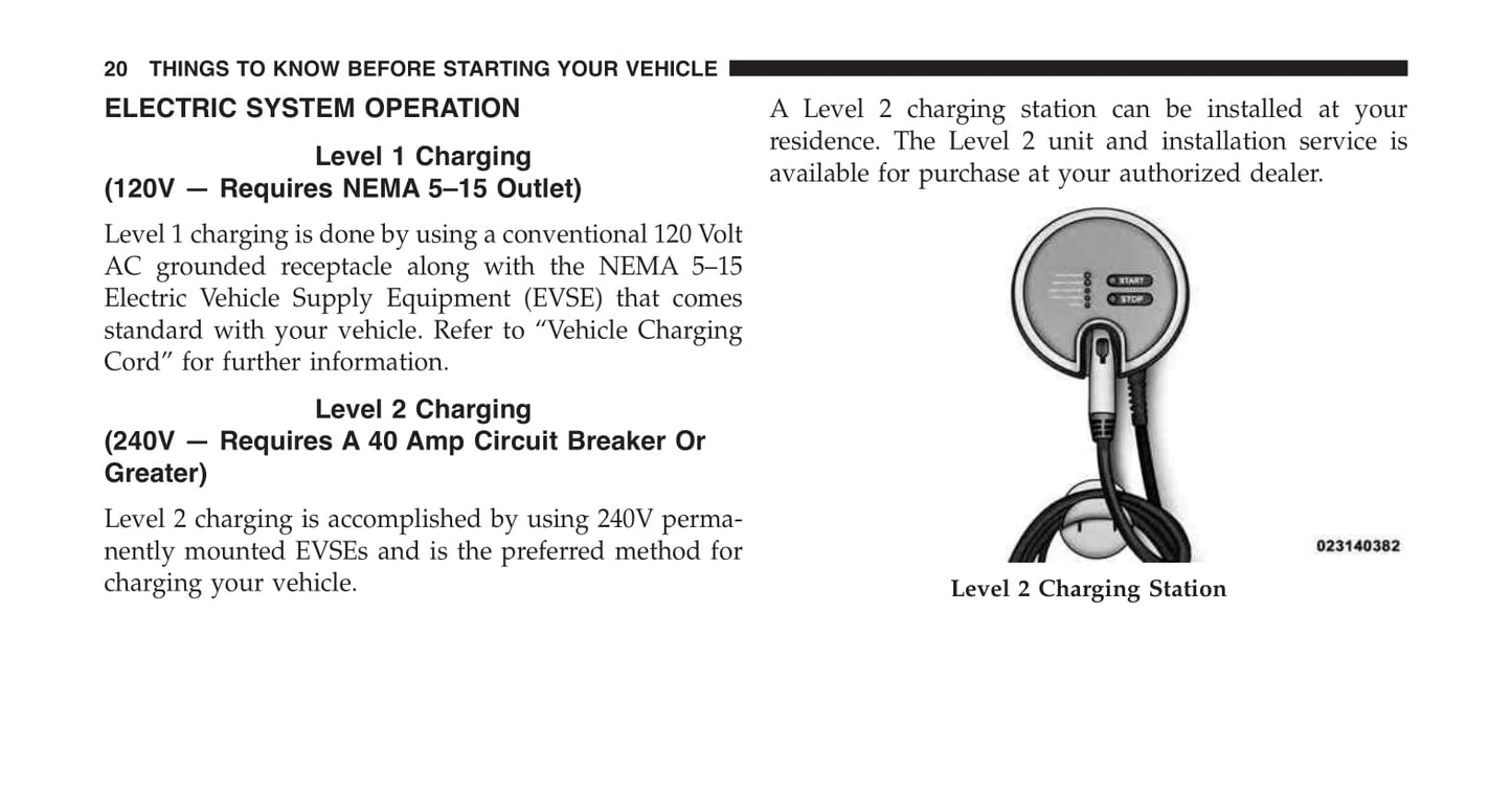2015 Fiat 500e Owner's Manual | English