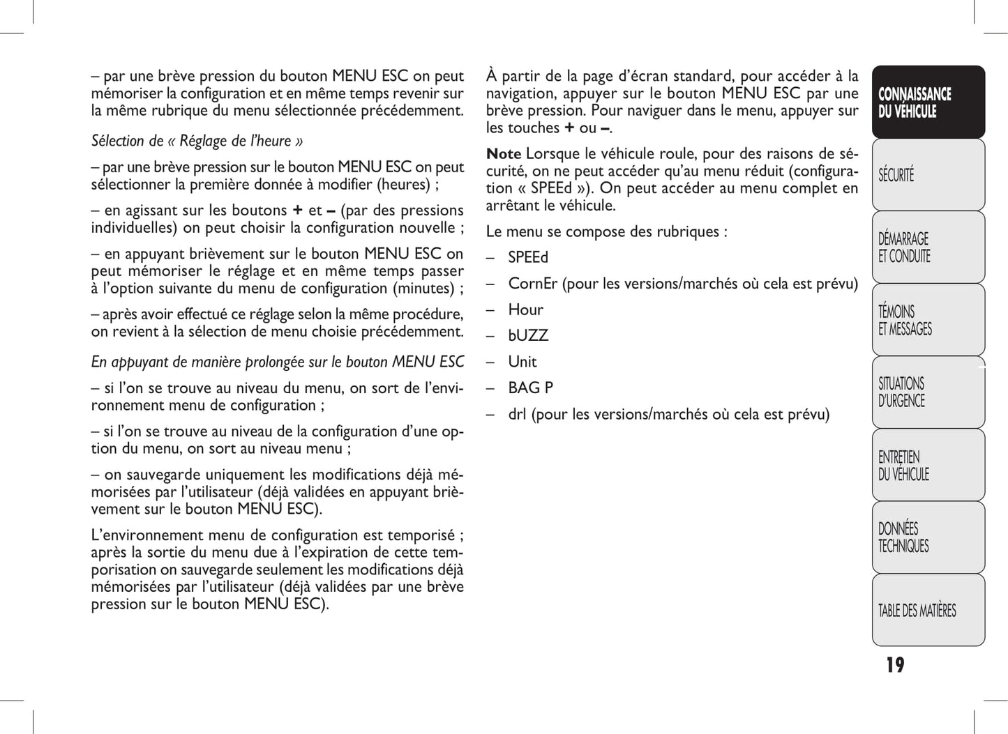 2009-2012 Fiat Punto Evo Manuel du propriétaire | Français