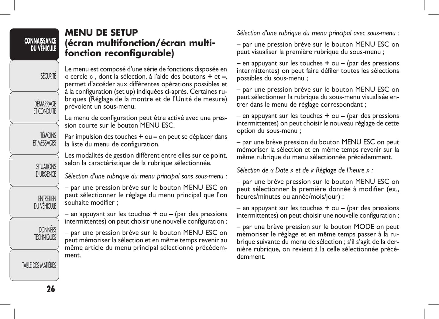 2009-2012 Fiat Punto Evo Manuel du propriétaire | Français