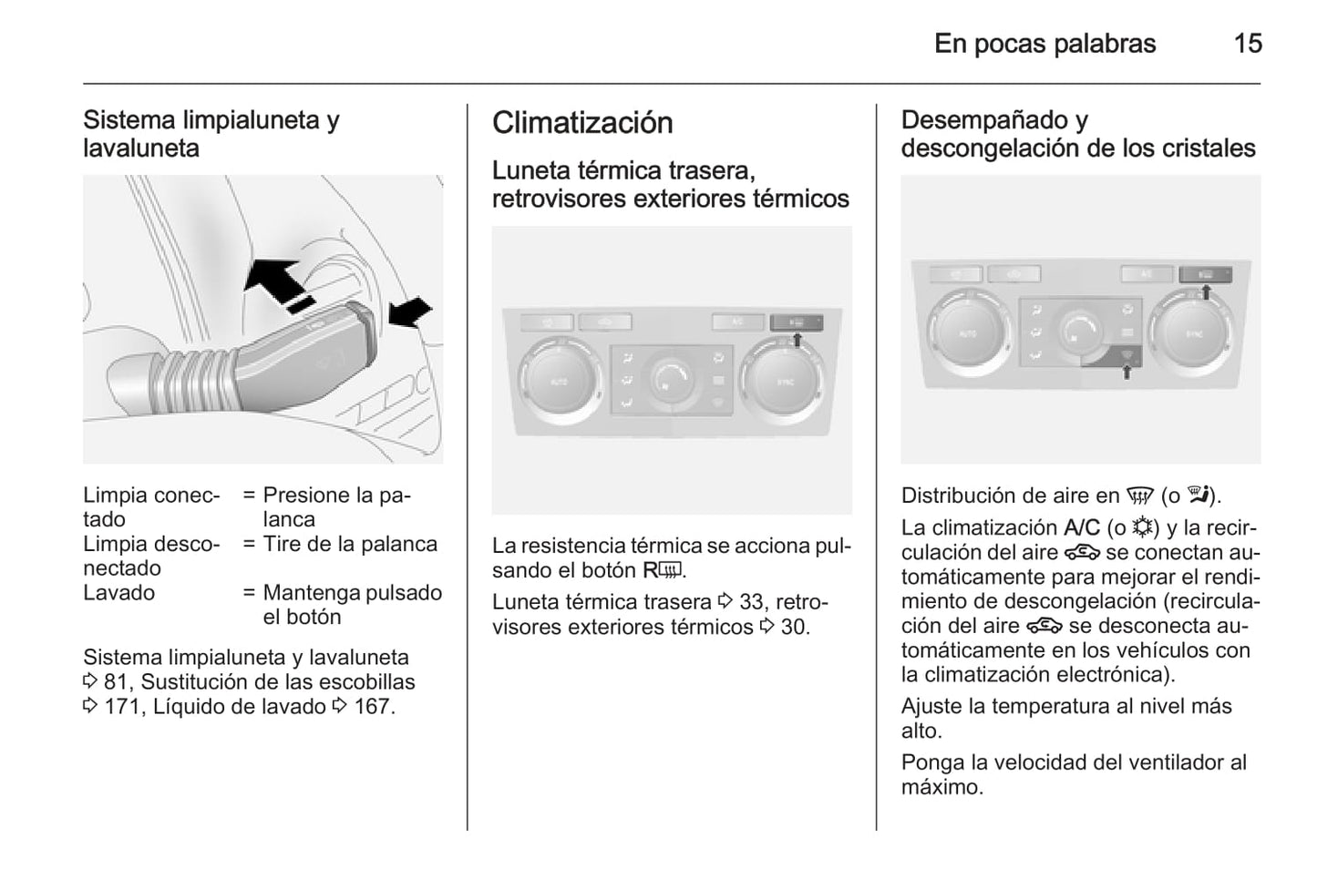 2015-2016 Opel Antara Manuel du propriétaire | Espagnol