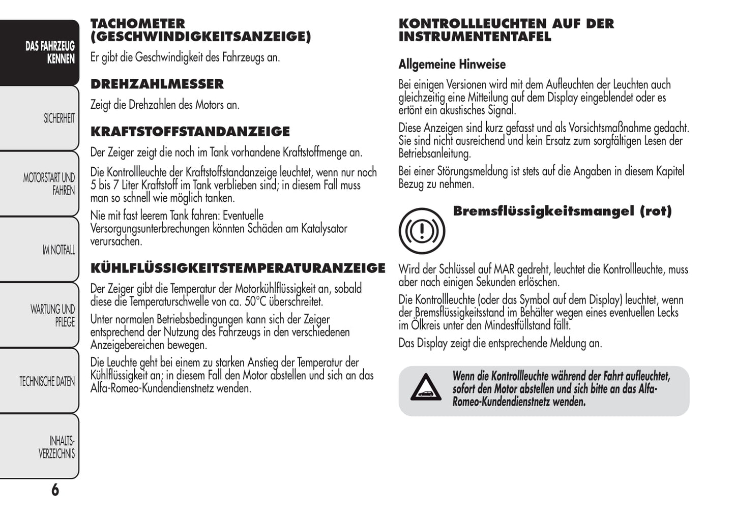 2008-2014 Alfa Romeo MiTo Owner's Manual | German