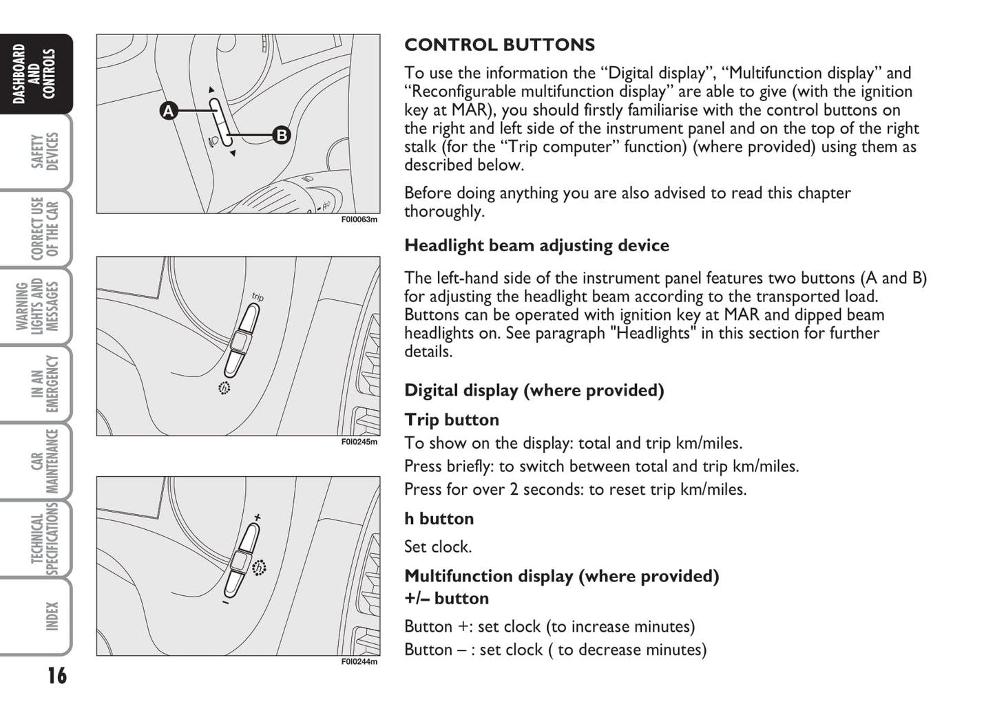 2009-2010 Fiat Punto/Grande Punto Owner's Manual | English
