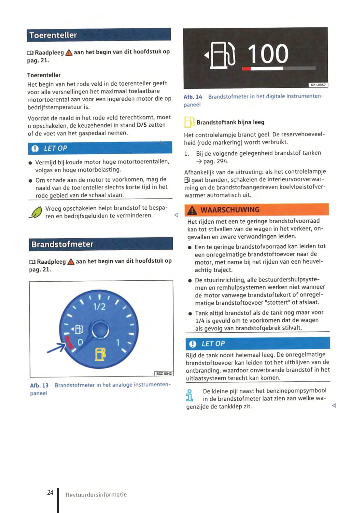 2021-2023 Volkswagen Caddy Owner's Manual | Dutch