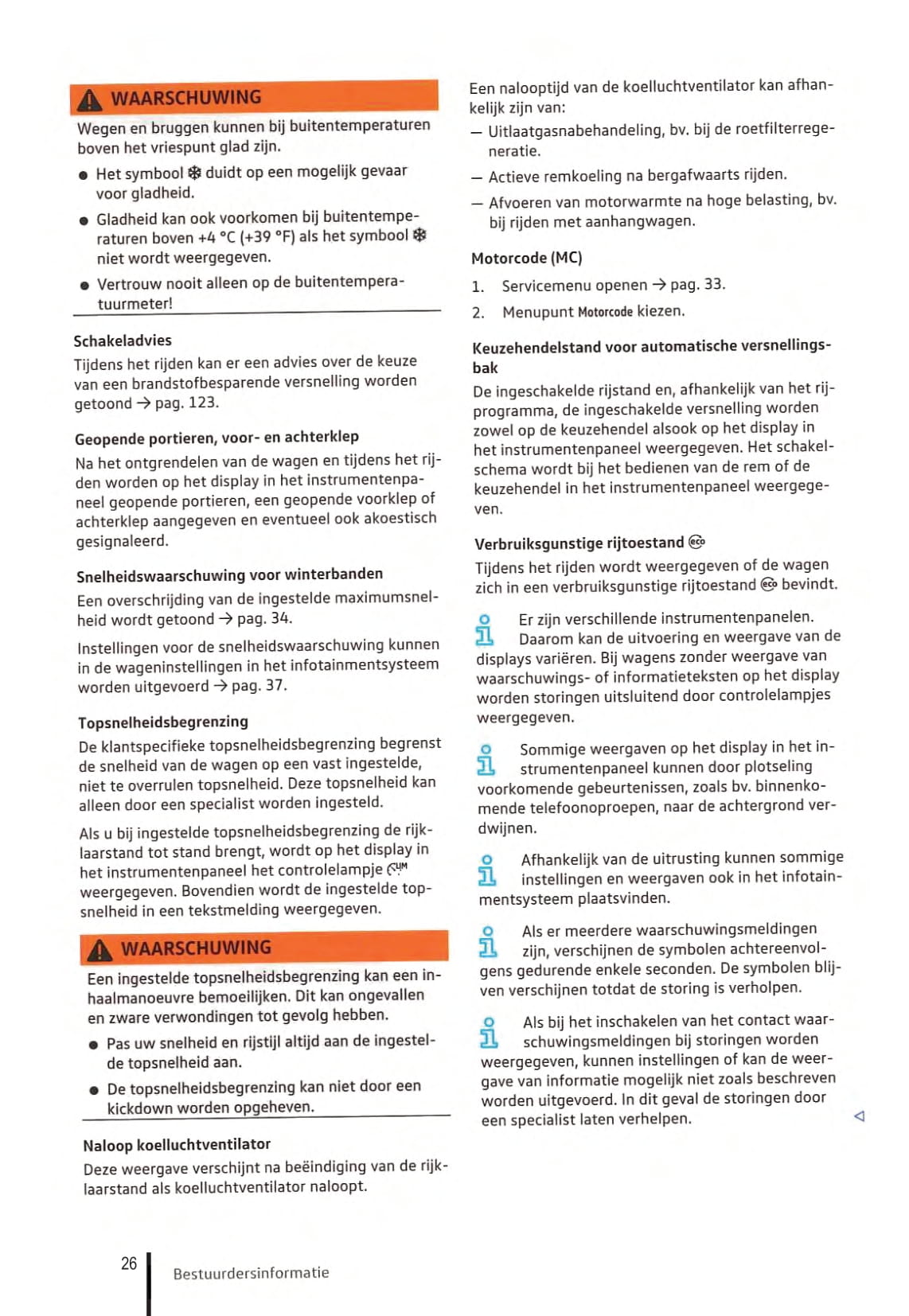 2021-2023 Volkswagen Caddy Owner's Manual | Dutch