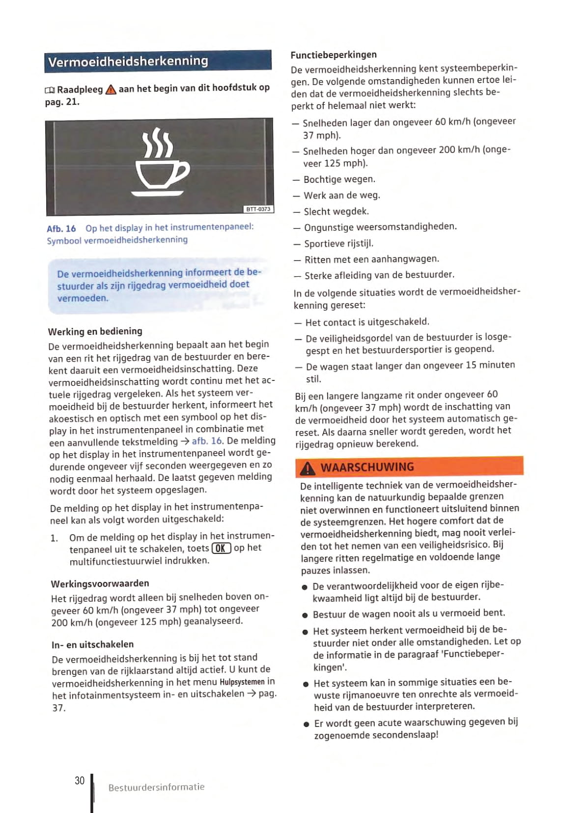2021-2023 Volkswagen Caddy Owner's Manual | Dutch