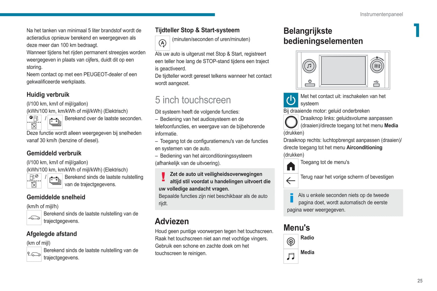 2020-2023 Peugeot 208/e-208 Owner's Manual | Dutch