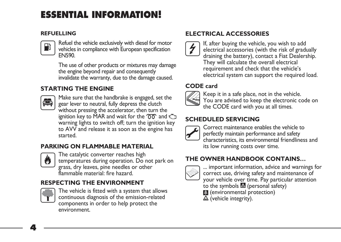 2012-2013 Fiat Strada Owner's Manual | English