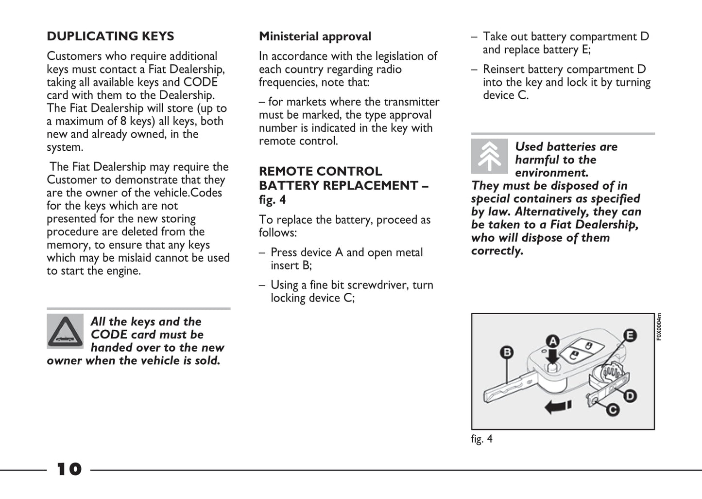 2012-2013 Fiat Strada Owner's Manual | English