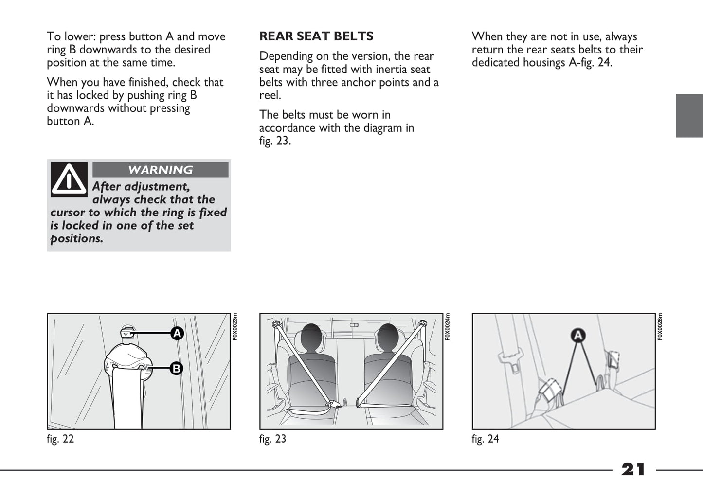 2012-2013 Fiat Strada Owner's Manual | English