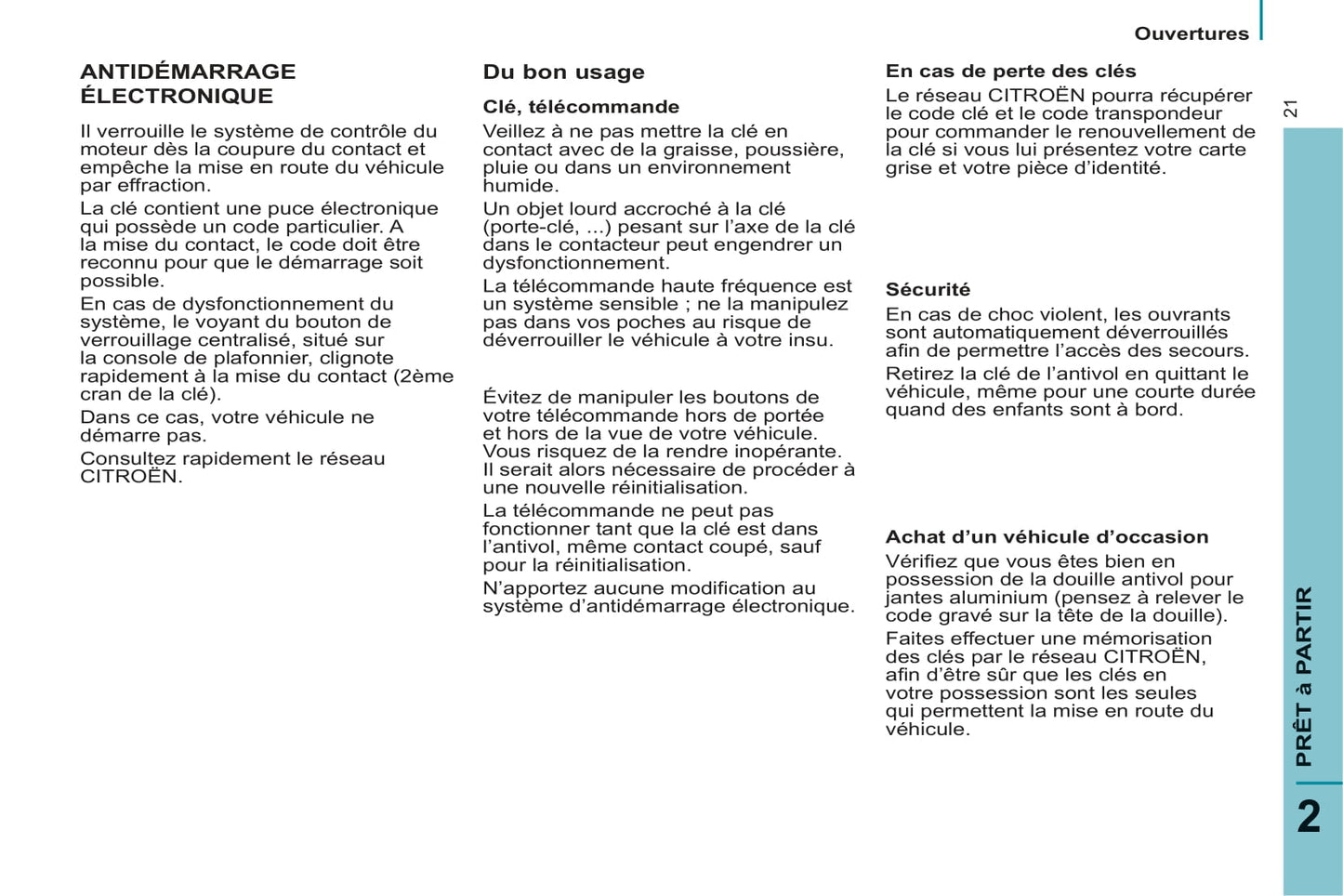 2008-2014 Citroën C8 Manuel du propriétaire | Français