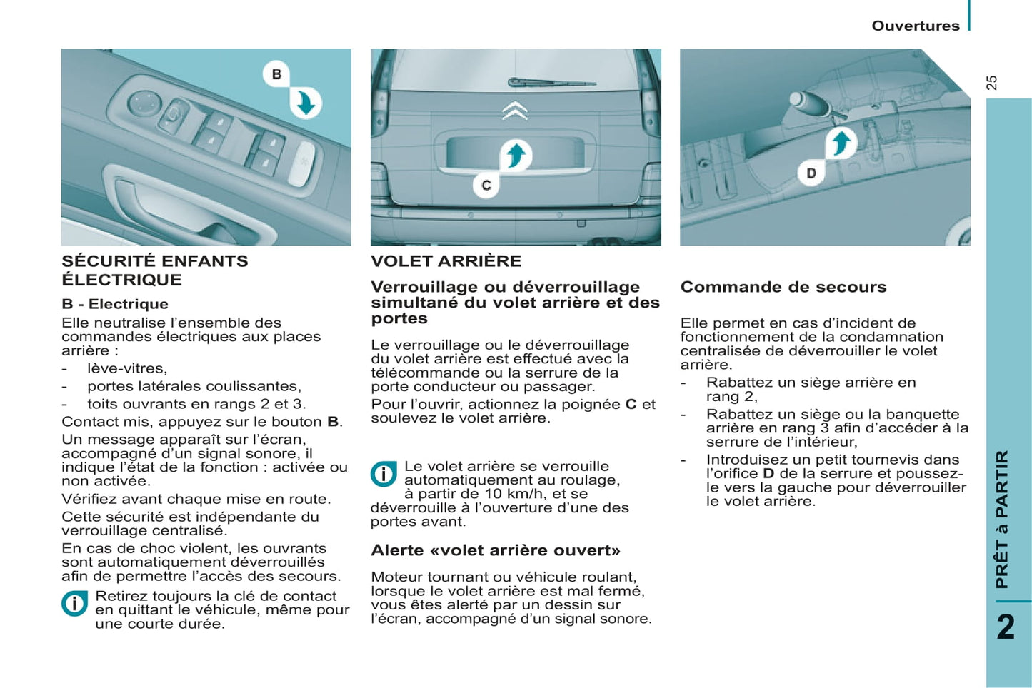 2008-2014 Citroën C8 Manuel du propriétaire | Français