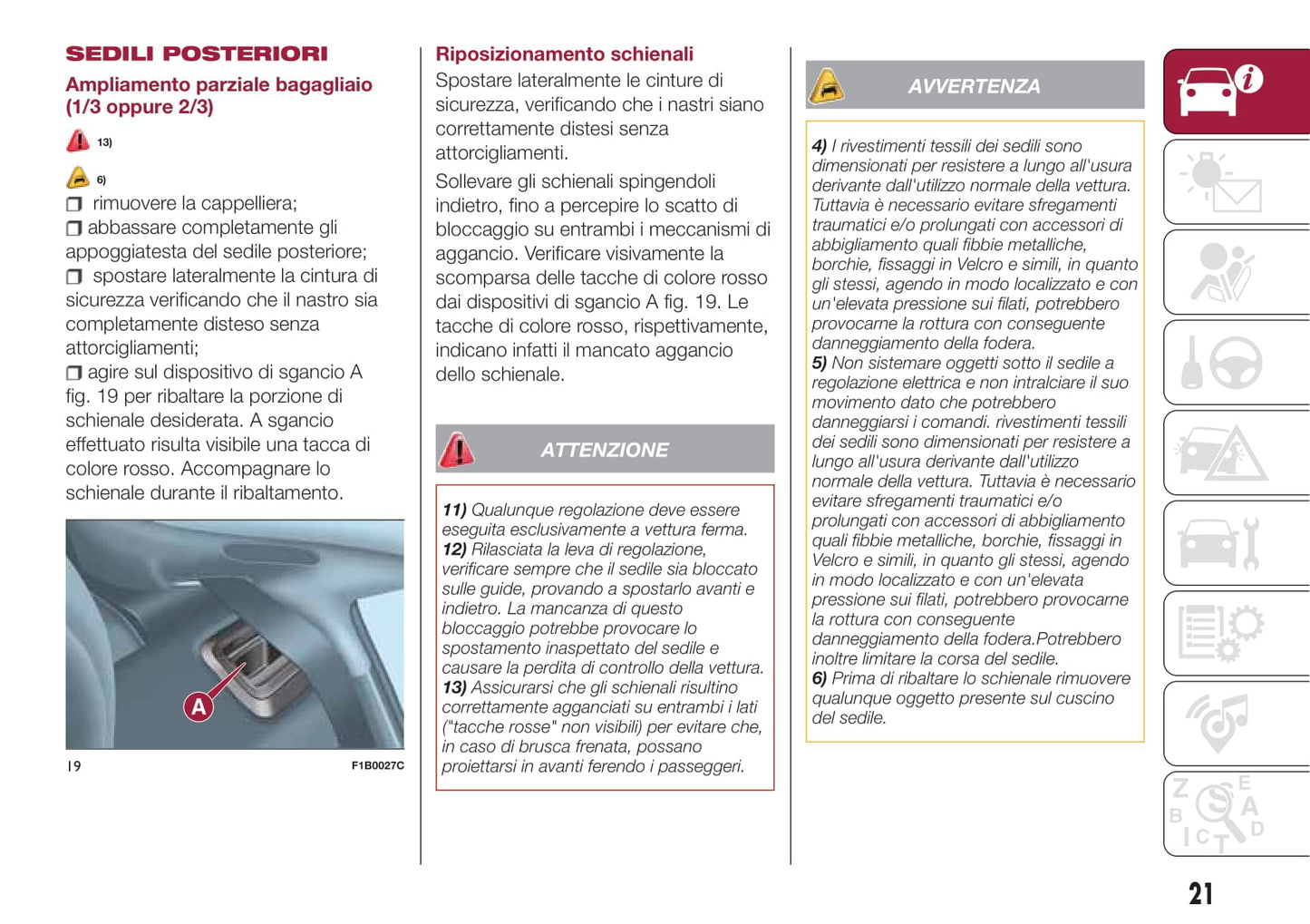 2015-2018 Fiat 500X Libertto Manuel du propriétaire | Italien