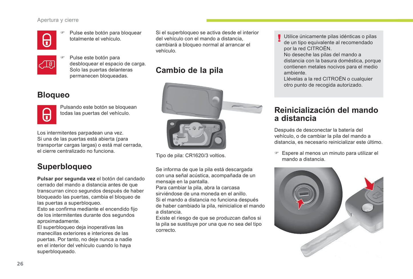 2015-2020 Citroën Berlingo Manuel du propriétaire | Espagnol