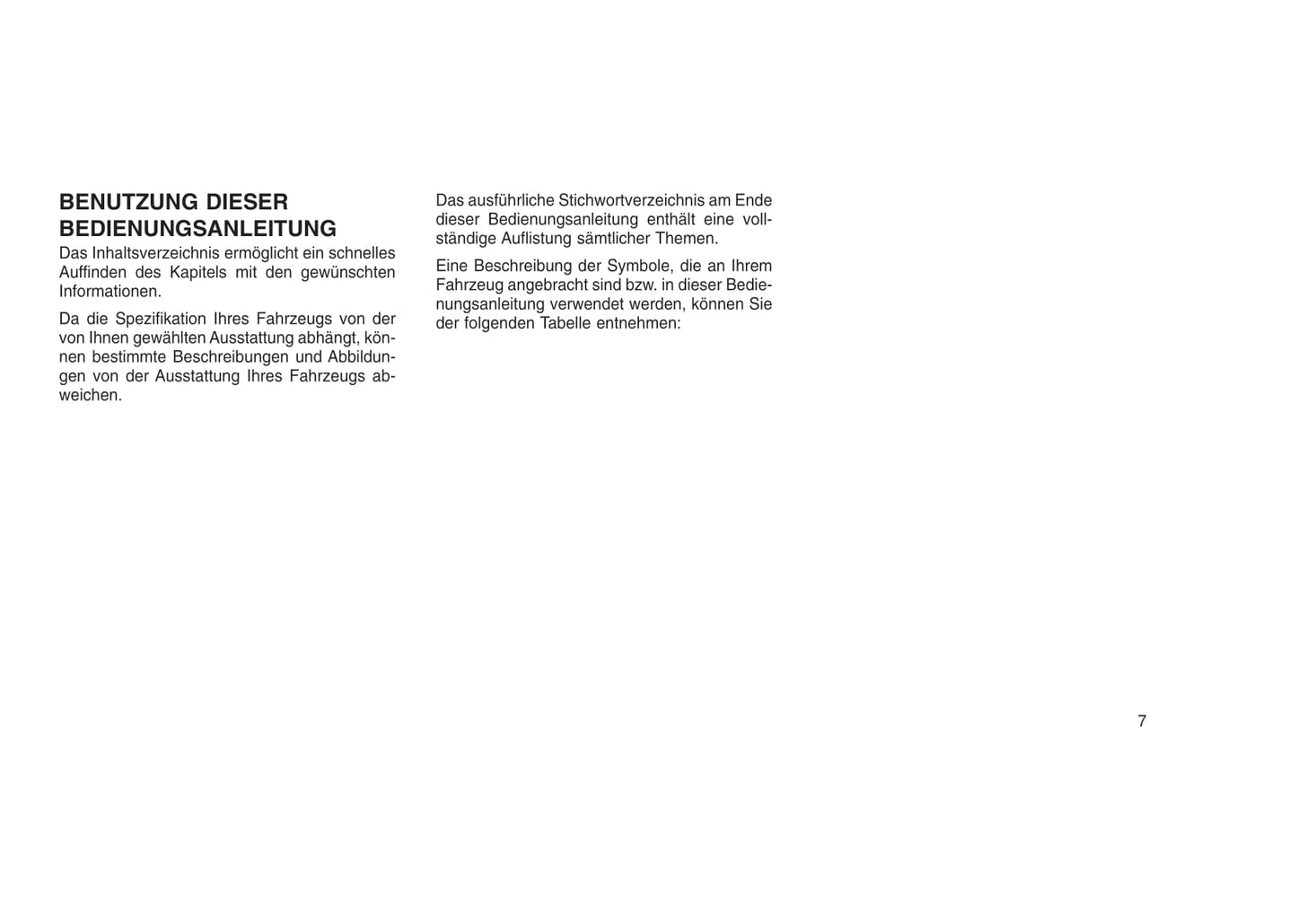 2015-2016 Jeep Wrangler Owner's Manual | German