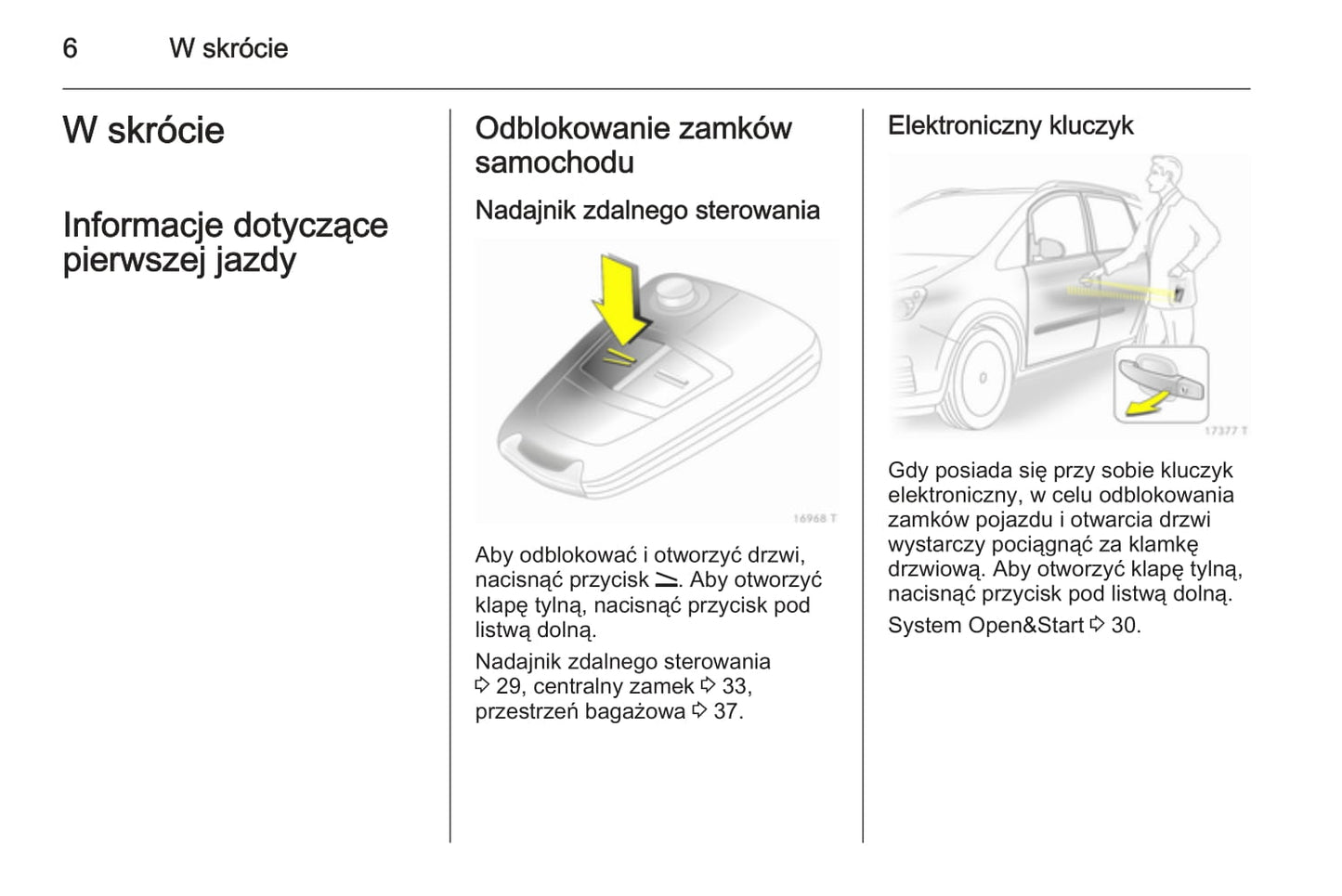 2014 Opel Zafira/Zafira Family Owner's Manual | Polish