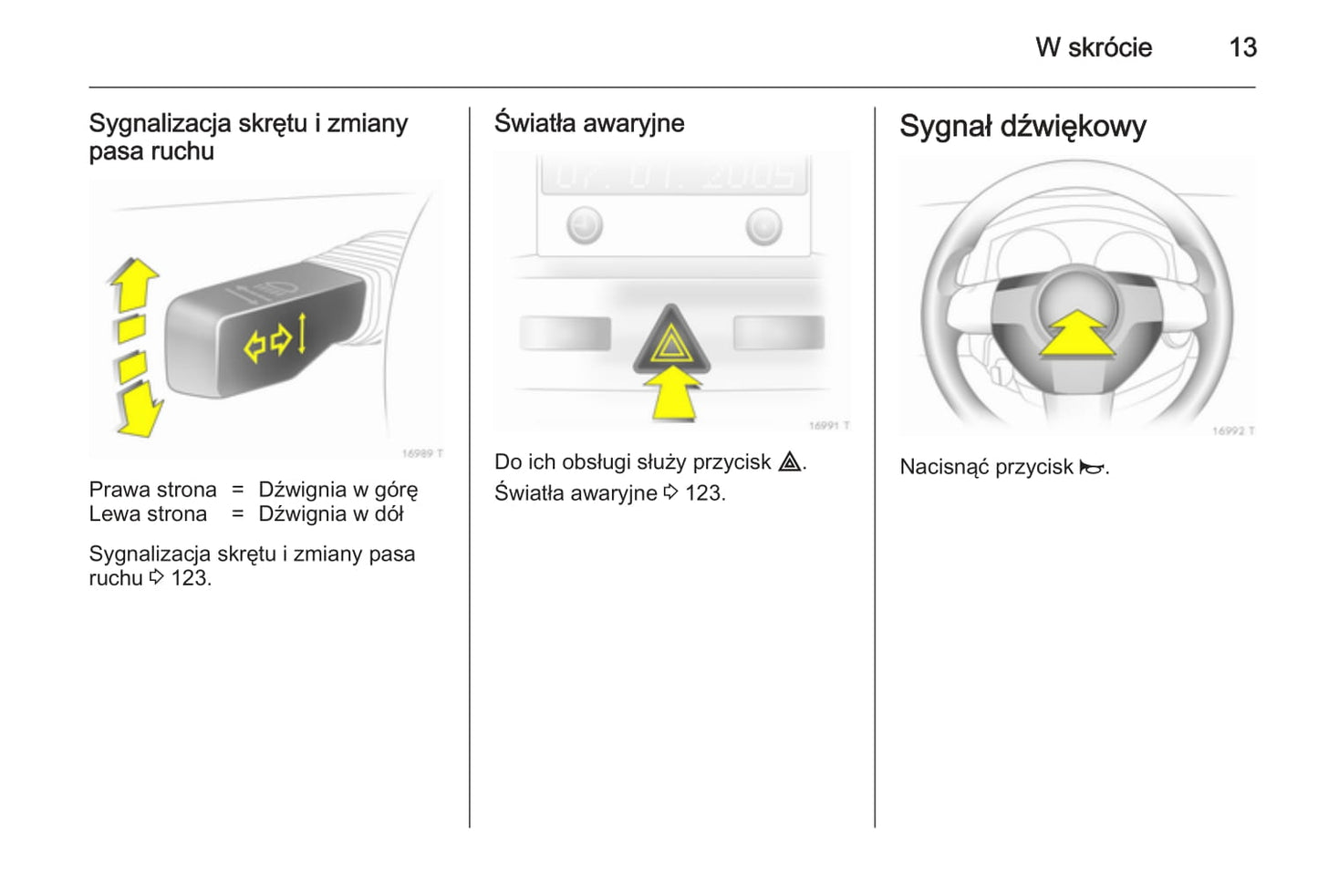 2014 Opel Zafira/Zafira Family Owner's Manual | Polish