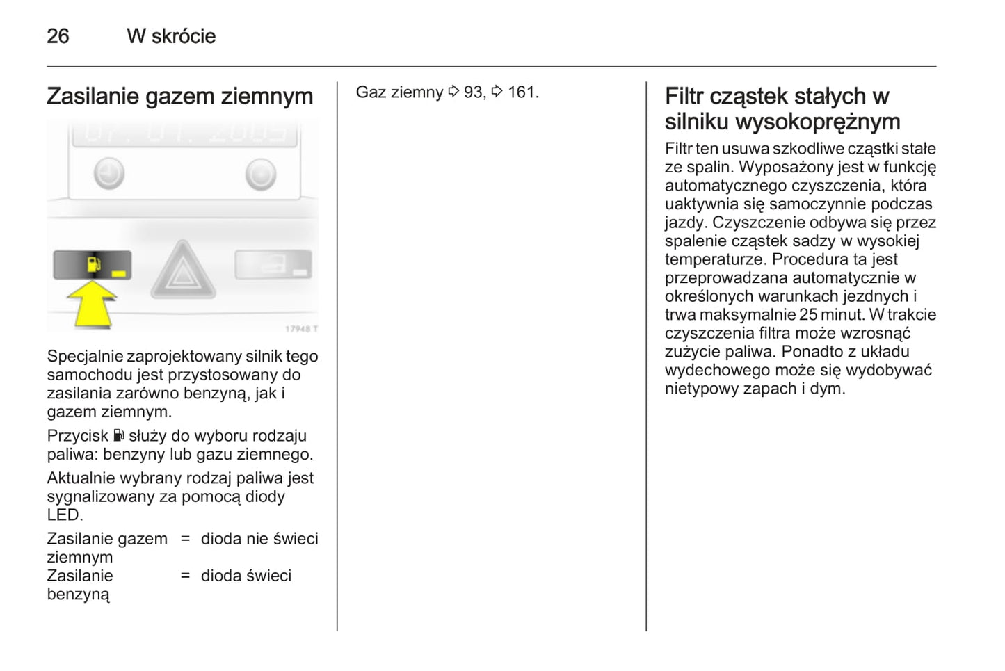 2014 Opel Zafira/Zafira Family Owner's Manual | Polish