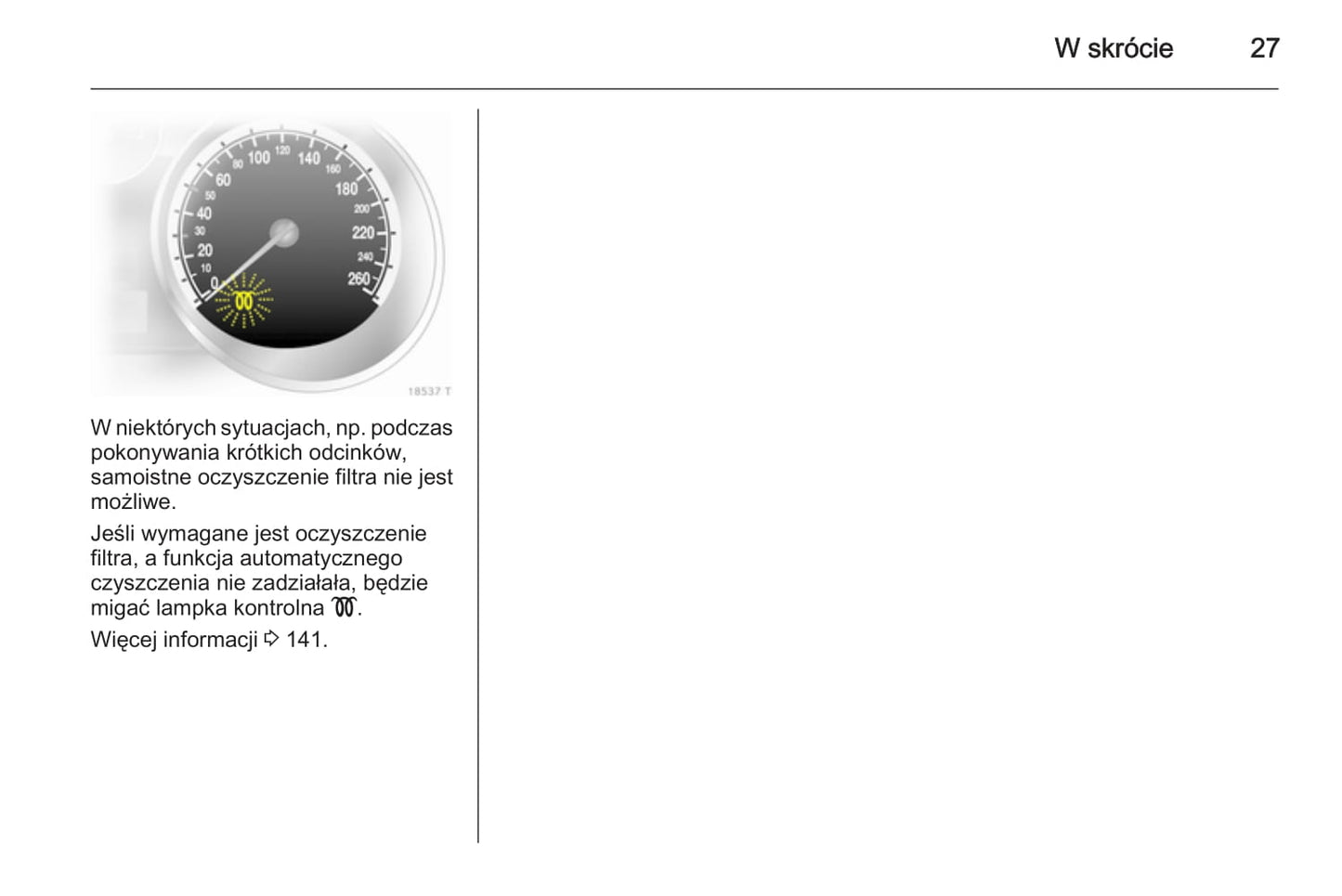 2014 Opel Zafira/Zafira Family Owner's Manual | Polish