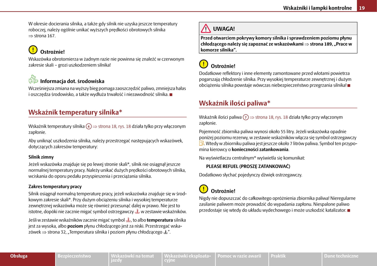2006-2010 Skoda Roomster Manuel du propriétaire | Polonais