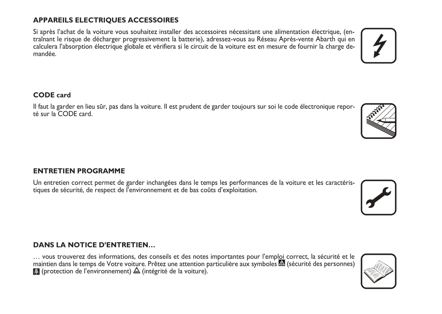 2008-2010 Abarth Grande Punto Owner's Manual | French