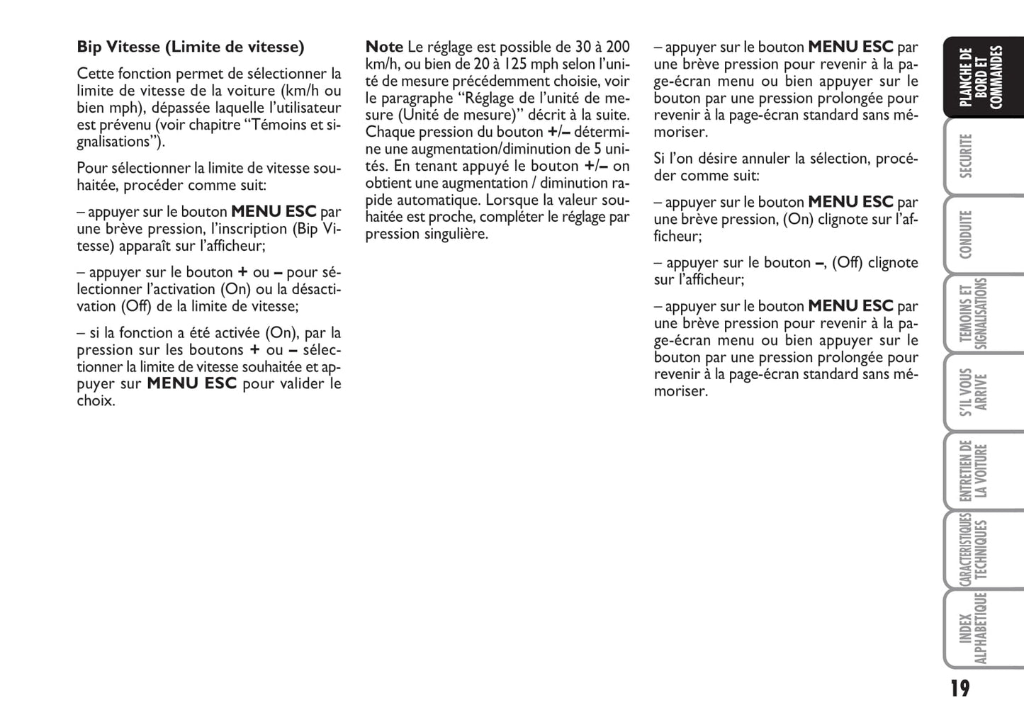 2008-2010 Abarth Grande Punto Owner's Manual | French