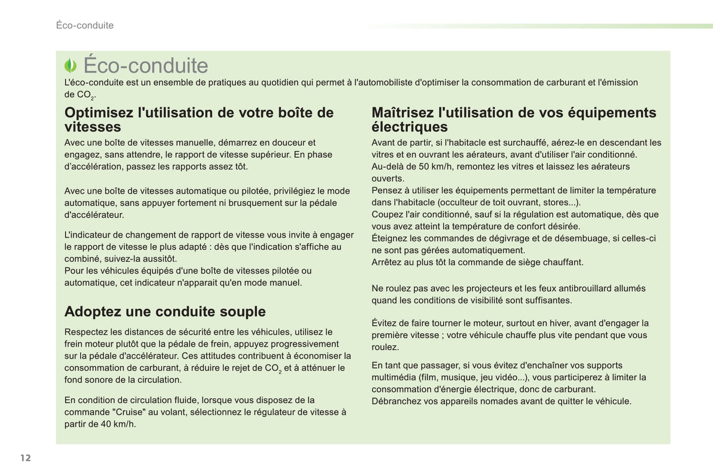 2014-2015 Peugeot 208 Owner's Manual | French