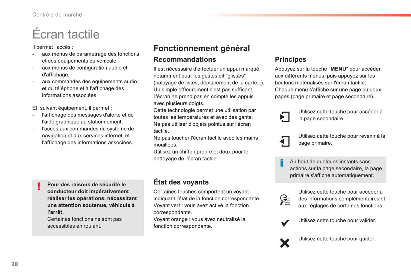 2014-2015 Peugeot 208 Owner's Manual | French