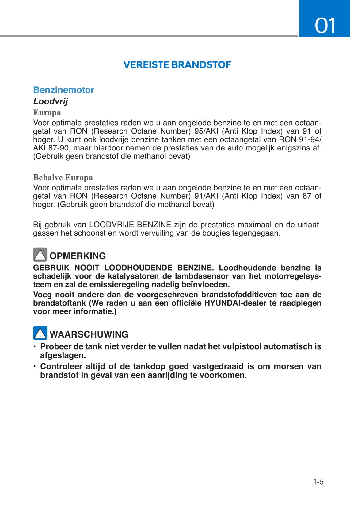 2020-2023 Hyundai i10 Manuel du propriétaire | Néerlandais